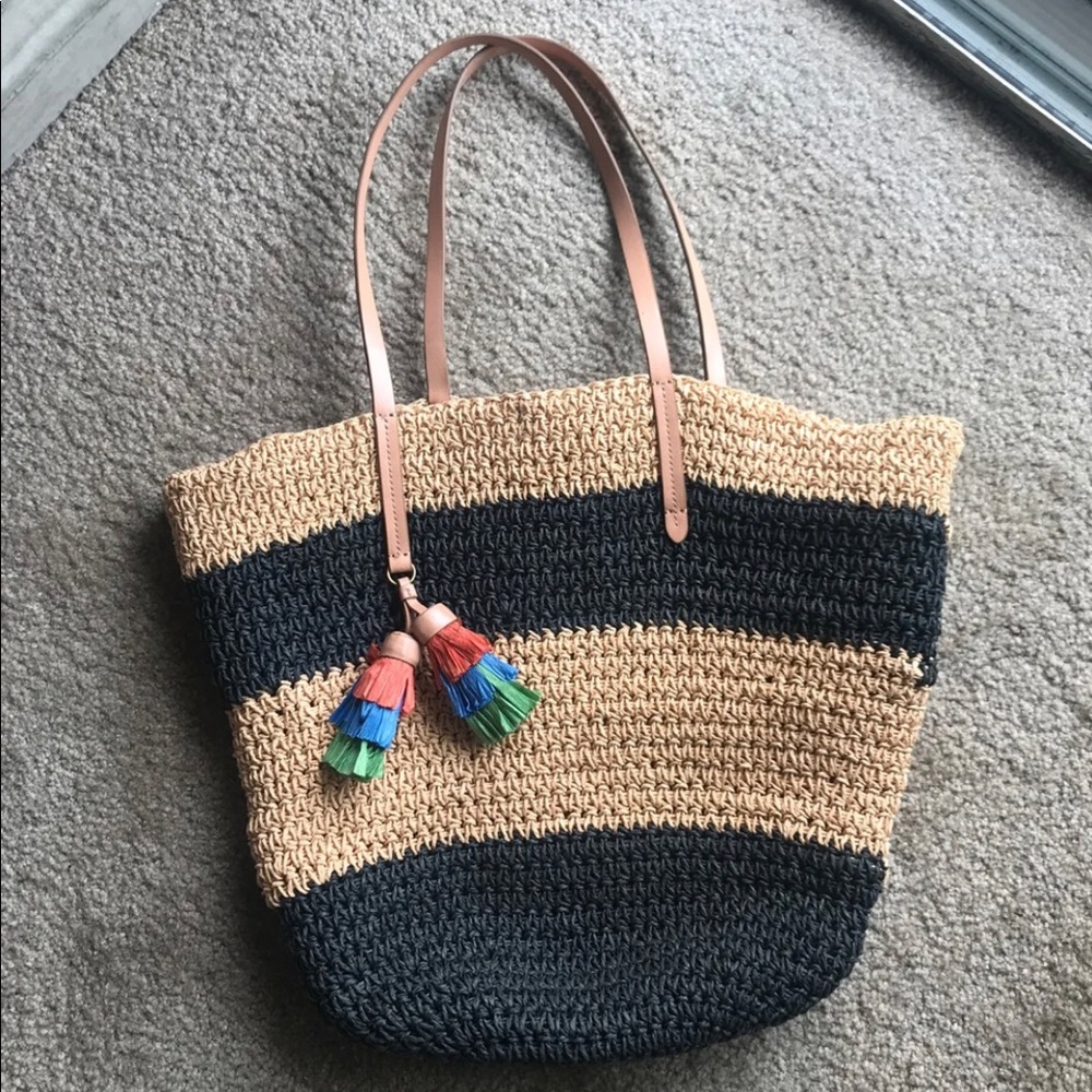 J.Crew Woven Bag